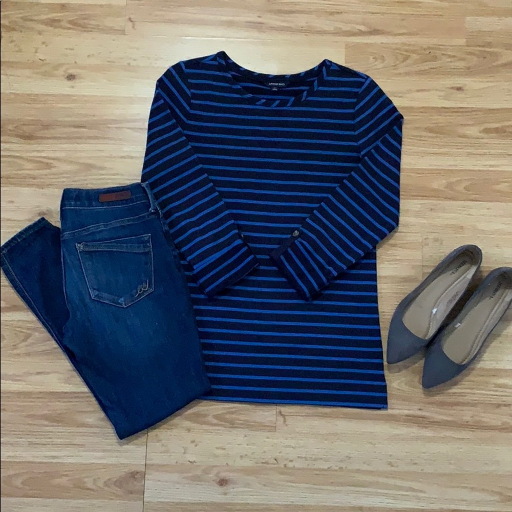 Lands End 3/4 Sleeve Shirt